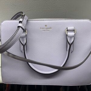 Kate Spade Purple Satchel with Structured Design